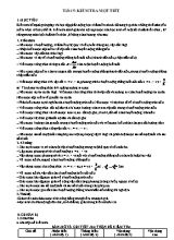 Giáo án Vật lý Lớp 10 - Tiết 15 Kiểm tra một tiết